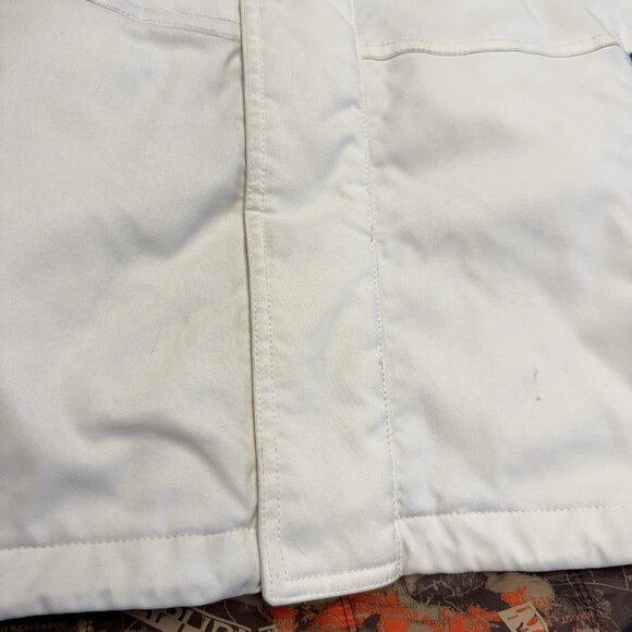 Napapijri Geographic Expedition Team Jacket Winter Coat Parka Mens Large White - Picture 4 of 16